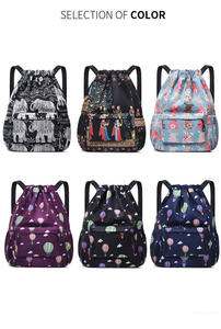 Certified Factory Drawstring Daypack for Outdoor Camping School <b>Beach</b> Hiking — GRS BSCI ISO9001 Wholesale Custom Bulk Order - Product Image 4