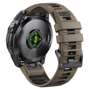 <span class=keywords><strong>Bracelet</strong></span> de <span class=keywords><strong>montre</strong></span> en silicone à double couleur 22 mm 26 mm à ajustement rapide pour <span class=keywords><strong>Garmin</strong></span> Fenix8 /7X/Forerunner 965/Instinct 2X Sport - Product Image 3