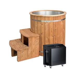 Bañera de Hielo de Madera 304, <span class=keywords><strong>Precio</strong></span> de Fábrica, Abeto de Nueva Zelanda con Aislamiento Impermeable y Enfriador de Agua Fría - Product Image 1