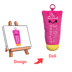 Peluche personnalisée en forme de personnage d'anime, jouet en peluche sur mesure, porte-clés en peluche personnalisé - Product Image 1