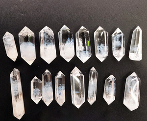 Kim Thạch Anh Trong Suốt Lông Vũ Màu Xanh Dương Đá Quý Tự Nhiên Trang Sức Pha Lê Kim Màu Xanh Dương Hai Điểm Pha Lê Để Làm Trang Sức - Product Image 2