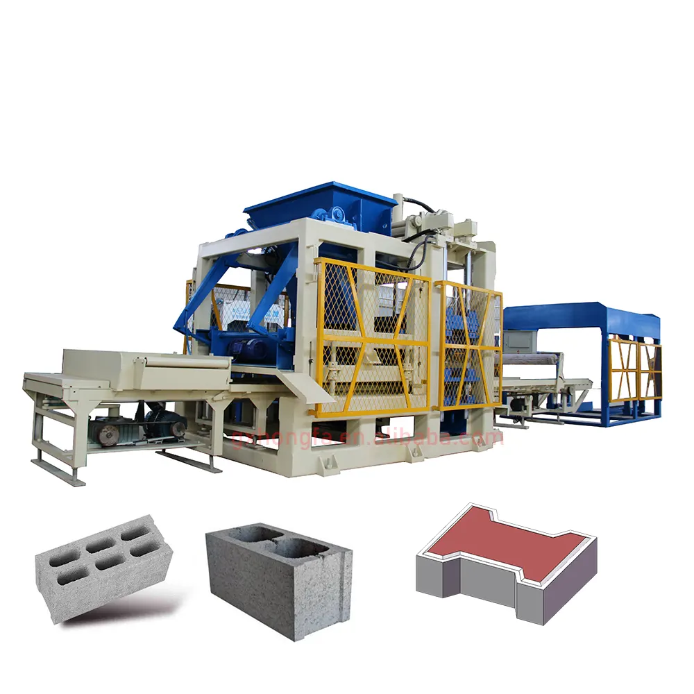 HONGFA 2023 nouvelles idées commerciales investir produits QT6-15D bloc maker machine brique construction