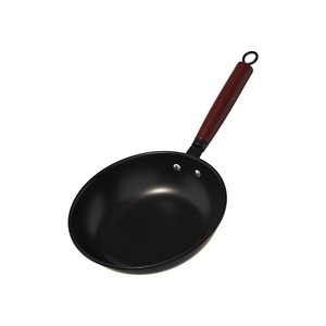Frying Pan Pure Iron Nonstick Flat Bottom Round Cookware For Steak Egg Frying - Product Image 1