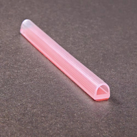 Joints de porte de salle de bain en PVC transparent anti-collision et étanche, directement de l'usine, avec bandes adhésives 3M et service de découpe