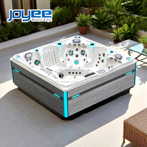 JOYEE 5 Places Garden Luxury Relax Hot Tub Outdoor Spa Bath whirlpool Spa Hot Tub avec Jacuzzier <span class=keywords><strong>Baignoire</strong></span> - Product Image 1