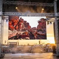 Écran LED P3.91 P4.81 500 x 500 mm, haute luminosité, panneau HD pour location événementielle, scène, église