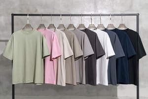 High Quality Men's Summer T-Shirts Loose Plus Size Short Sleeve Cool Sorona Fabric Customizable Logo Available Solid Colors - Product Image 3