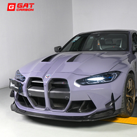 Diffuseur avant en fibre de carbone sèche style R44 SP2, lèvre inférieure de pare-chocs, état neuf pour kit carrosserie BMW M3 M4 G80 G82 2021+
