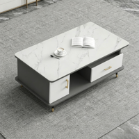 Table basse moderne en pierre frittée, meuble TV décoratif multifonctionnel pour salon, personnalisable OEM ODM