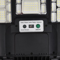 Lampadaires LED décoratifs de jardin tout-en-un, étanches IP67, alimentés par batterie, 500W, 1000W, 1500W, pour l'éclairage routier extérieur