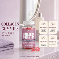 Gummies au collagène, biotine et vitamine C, complément beauté pour cheveux, peau et ongles pour femmes, soutien quotidien au bien-être