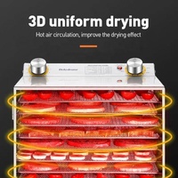 Déshydrateur domestique pour fruits secs, légumes, aliments pour animaux, appareil de séchage de résine, sécheur d'air pour la conservation des aliments