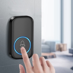 Système de <span class=keywords><strong>sonnette</strong></span> sans fil, portée 300 m, <span class=keywords><strong>sonnette</strong></span> intelligente de haute qualité, 60 sonneries, prise US EU UK pour appartement et bureau - Product Image 1