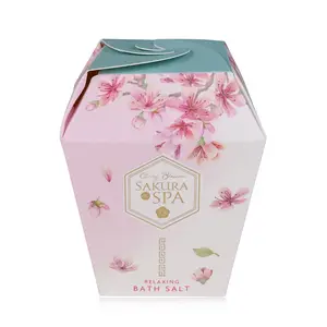 Accentra-Marke Duft-Gut-Frischkerze-Blüten-Duft Badsalz Sakura Spa in Papier-Geschenkbox Großhandel für Export