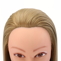 Tête de Mannequin avec Cheveux de 75cm, 30 Pouces, Poupées Synthétiques, Coiffure, Entraînement, Coiffure