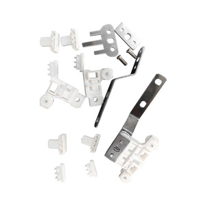 Juego de ganchos para cortinas Jialisi con poleas de plástico blanco automáticas para rieles de cortinas eléctricas - Product Image 4