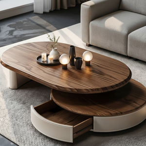 Mesa de Centro ROMA NEST NORDIC para MONZA ELITE, Madera Maciza, Anidable, Ecológica - Product Image 1