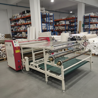Machine de transfert de papier par sublimation numérique à rouleaux chauffés à l'huile, grande vitesse, haute précision, rouleau à rouleau