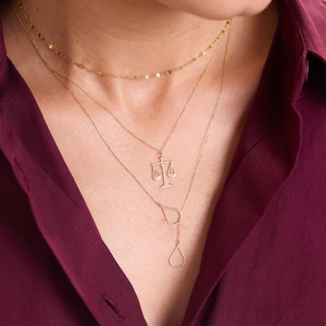 Collar de Abogado con Escamas de la Justicia Chapado en Oro de 18K, Colgante de Balanza de Acero Inoxidable 316L con Cadena Fina, Joyería para Abogados - Product Image 2