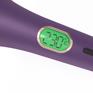 Barril <span class=keywords><strong>largo</strong></span> eléctrico de salón profesional, rizador de <span class=keywords><strong>pelo</strong></span> de varita ondulada de 25mm y 1 pulgada, rizador de cerámica calentado <span class=keywords><strong>con</strong></span> Clip - Product Image 3