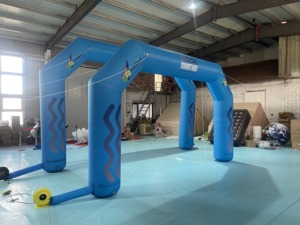 Arco Inflável Oxford Durável para Entrada e Saída, Infláveis Publicitários com Bomba de Ar e Bolsa de Transporte para Competições de Futebol - Product Image 2