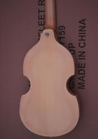 Weifang Rebon 4 String Violin Bass BB2 Electric Bass Guitar in Wood Colour