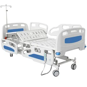 513PN 5 기능 전기 병원 침대 도매가 ICU 환자 간호 의료 침대 중앙 제어 시스템