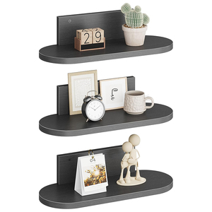 Estante flotante de madera de 3 piezas para dormitorio, cocina, estante de almacenamiento decorativo montado en la pared para libros, macetas de plantas, granja Rural - Product Image 3