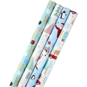 Papier d'emballage cadeau d'anniversaire pour enfants de qualité supérieure, revêtement PE double face, résistant à l'humidité, marque <span class=keywords><strong>Richer</strong></span> - Product Image 1
