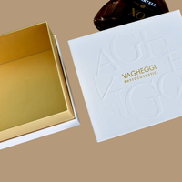Kotak Hadiah Kaku dengan Logo Kustom, Penutup Magnetik Mewah, Kemasan Kertas Kardus untuk Perhiasan, Parfum, dan Kosmetik Kelas Atas