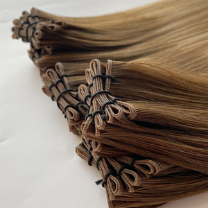 Cheveux vierges européens de couleur naturelle, tissage Genius sans couture, pouvant être coupés à n'importe quel <span class=keywords><strong>point</strong></span>, sans perte de cheveux - Product Image 5