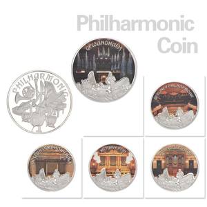 Sala de conciertos de Viena Boston Symphony Hall Cloth Merchant Building Coin Collectible Philharmonic Metal Crafts Coin - Product Image 3