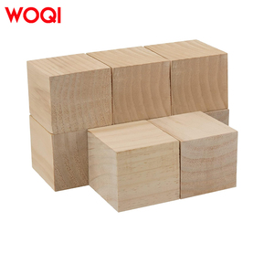 WOQI fatti a mano quadrati incompiuti blocchi di legno naturale per l'artigianato, intaglio e <span class=keywords><strong>fai</strong></span> <span class=keywords><strong>da</strong></span> <span class=keywords><strong>te</strong></span> progetti di arredamento per la casa - Product Image 5