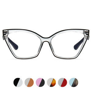 Lunettes anti-lumière bleue 87313, monture carrée en TR90 avec branches en CP, unisexe, pont moyen, lunettes optiques - Product Image 3