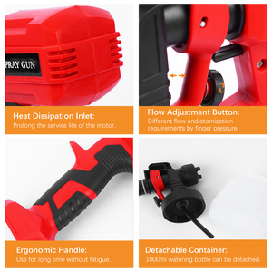 <span class=keywords><strong>Pistola</strong></span> de Pulverización de Pintura Automática Eléctrica Máquina Rociadora Portátil <span class=keywords><strong>para</strong></span> Hogar y Automóvil - Product Image 5