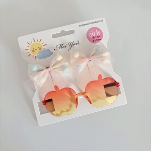Lunettes <span class=keywords><strong>de</strong></span> <span class=keywords><strong>soleil</strong></span> pour enfants Pince à cheveux pour filles Pince à cheveux florale Accessoires pour cheveux pour filles Lunettes <span class=keywords><strong>de</strong></span> <span class=keywords><strong>soleil</strong></span> pour bébés - Product Image 6