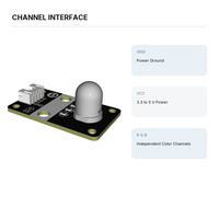 Module LED RVB pleine couleur, module électronique numérique pour Arduino, mélange de couleurs PWM, projets STEM