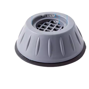 4 pièces Patins de nivellement universels anti-vibration, antidérapants et silencieux en plastique et caoutchouc pour machines à laver et meubles, pour appareils électroménagers - Product Image 4