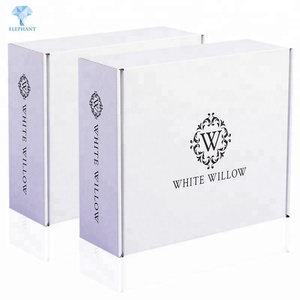 Custom Logo Printed Gift <b>Box</b> Standard Export Portable Folding Corrugated White Shipping Mailer <b>Box</b> - Product Image 3