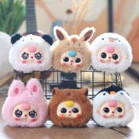 Porte-clés pendentif en peluche mignon et adorable en silicone avec rembourrage en coton PP pour les 14 ans et plus