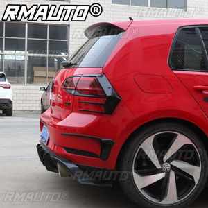 2 Piezas para VW Golf 7.5 MK7.5 GTI R Rline 2017-2020, Divisor de Parachoques Trasero, Alerón Trasero, Embellecedor de Luz Antiniebla, Piezas Exteriores para Automóvil - Product Image 4