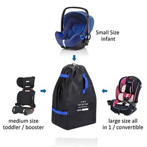 Sac de voyage <span class=keywords><strong>Oxford</strong></span> personnalisable de sécurité pour enfants avec nouveau design à fermeture éclair à la mode pour sièges d'auto et poussettes pour bébés - Product Image 6