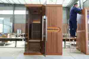 Sauna de Infrarrojos de Baja Emisión Electromagnética Vhealth ODM OEM, Sauna Interior en Venta - Product Image 2