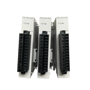 Adaptateur d'entrée analogique FX5-4AD-ADP, module de tension et de courant à 4 canaux pour système PLC FX5U FX5UC FX5S, contrôle d'automatisation industrielle U - Product Image 1