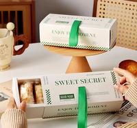 Boîtes à biscuits de luxe de qualité alimentaire avec impression de logo personnalisé, boîtes à macarons, boîtes à chocolats, boîtes à beignets avec tiroir