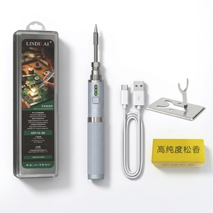 Kit de Soldadura Inalámbrico Ajustable, Recargable por USB, Portátil, con Mango de Aleación de Aluminio, 20-60W, 3.7V, 1000mAh, 200-480C - Product Image 1