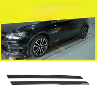 Kit d'extensions de jupes latérales en fibre de carbone pour Volkswagen VW GOLF VII 7 MK7 R R-LINE 14-17