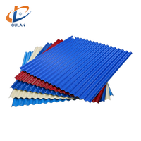 Feuille de toiture solaire isolée moderne en métal pour maison Feuilles de toiture soudées et pliées en carton ondulé imperméable de longue portée