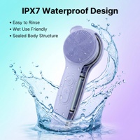 Brosse nettoyante électrique magnétique personnalisable avec logo pour le visage, exfoliante, nettoyante en profondeur, pour les pores, idéale comme cadeau