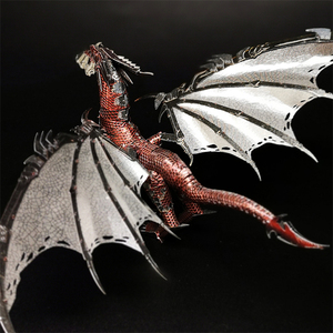 Il Drago Nero 107 Parti 3 Fogli 3D Metallo di Modello di Montaggio di Puzzle di Puzzle Fai da Te Giocattoli Regali per I Bambini - Product Image 6